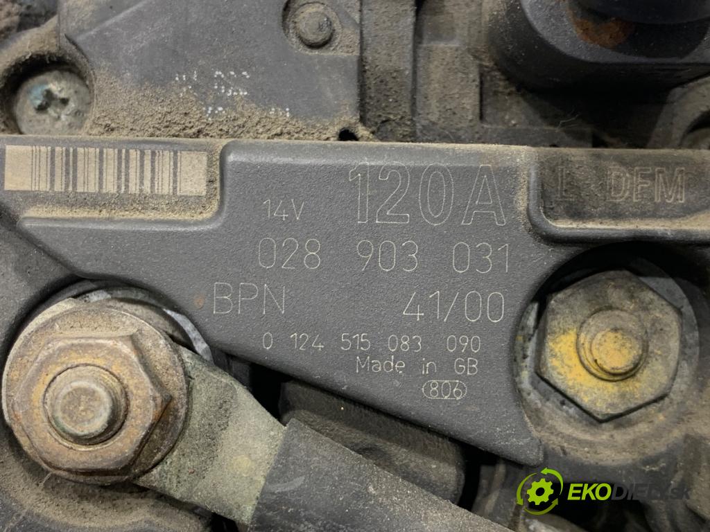 AUDI A6 C5 sedan 2001 85 kW 1.9 TDI 1896 Alternátor 028903031 (Alternátor)