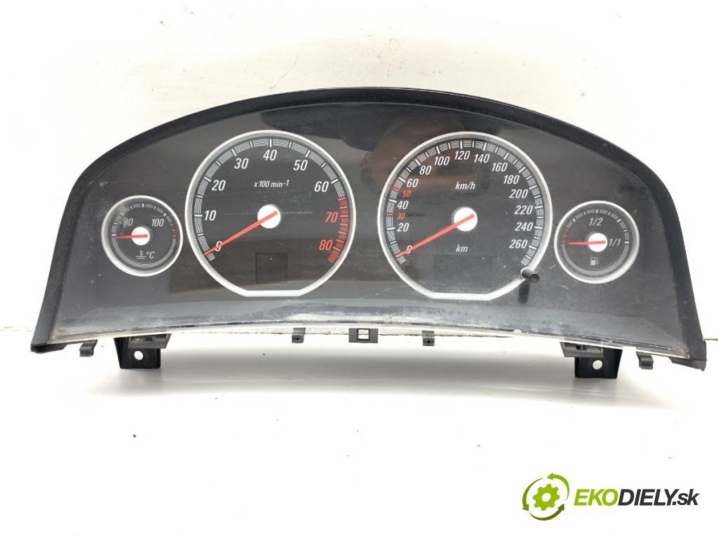 OPEL VECTRA C sedan 2004 129 kW 2.0 16V Turbo (F69) 1998 prístrojovka 13144229UE (Přístrojová deska)