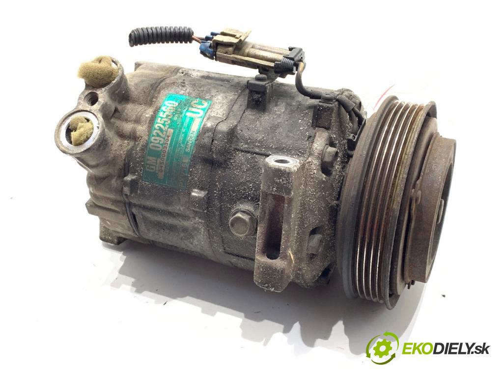 OPEL VECTRA C sedan 2004 129 kW 2.0 16V Turbo (F69) 1998 kompresor klimatizace 09225560 (Kompresor klimatizace)