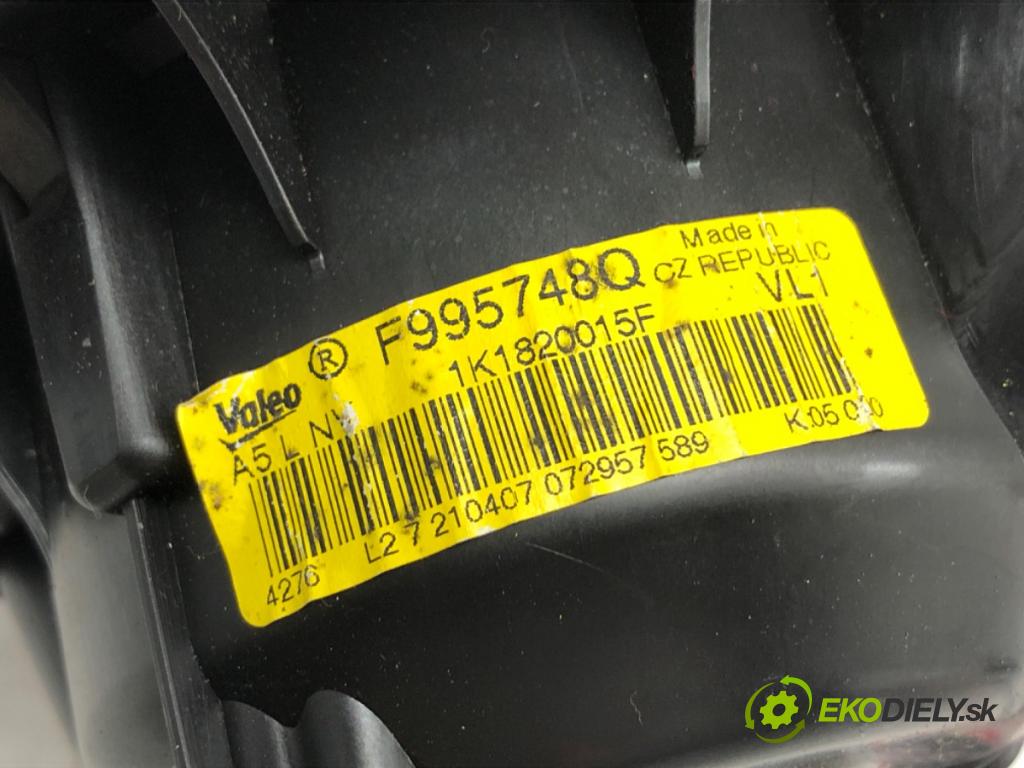 AUDI TT 8J coupe 2007 184 kW 3.2 V6 quattro 3189 ventilátor kúrenia 1K1820015F