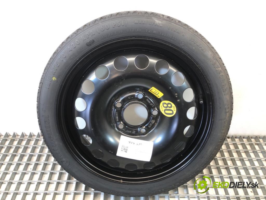 OPEL ASTRA J liftback 2012 132 kW 1.6 Turbo (68) 1598 kolo dojezdové 15 5X115 70 ET25 115/70/16 