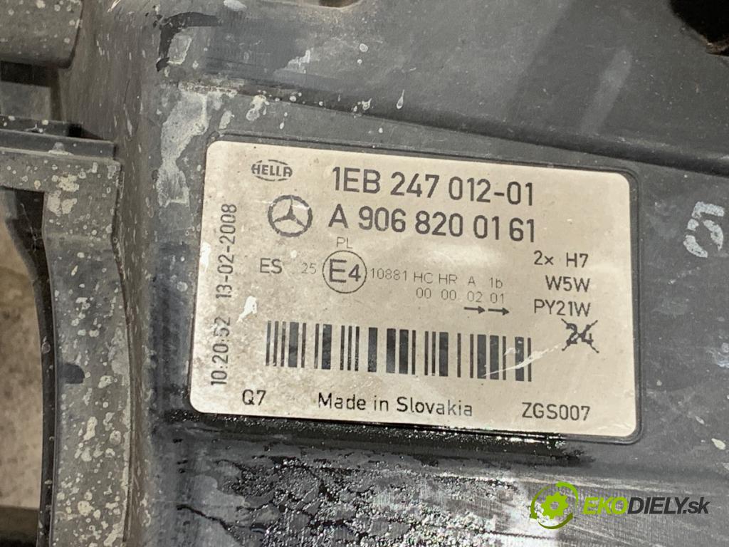 MERCEDES-BENZ W906 Autobus 2009 95 kW 213 CDI (906.711, 906.713) 2143 světlomet levý přední část A9068200161
