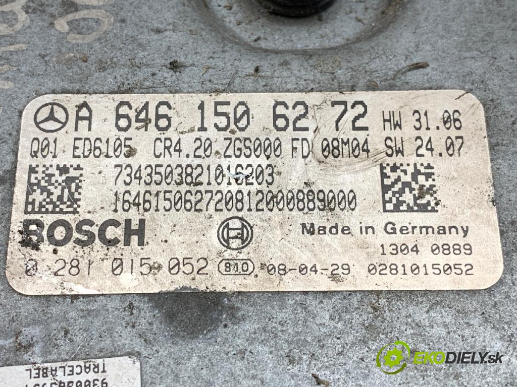 MERCEDES-BENZ W906 Autobus 2009 95 kW 213 CDI (906.711, 906.713) 2143 riadiaca jednotka Motor A6461506272 (Riadiaca jednotka)