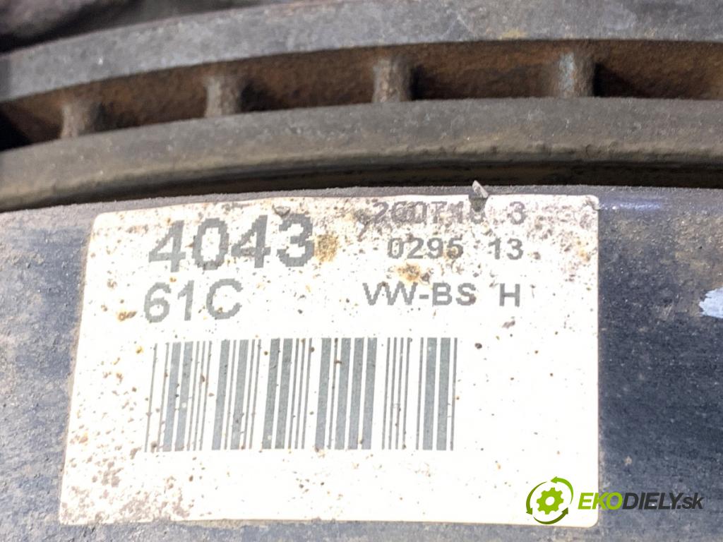 VW TRANSPORTER T6 Autobus 2016 75 kW 2.0 TDI 1968 rameno levý zadní část 7E0501413A