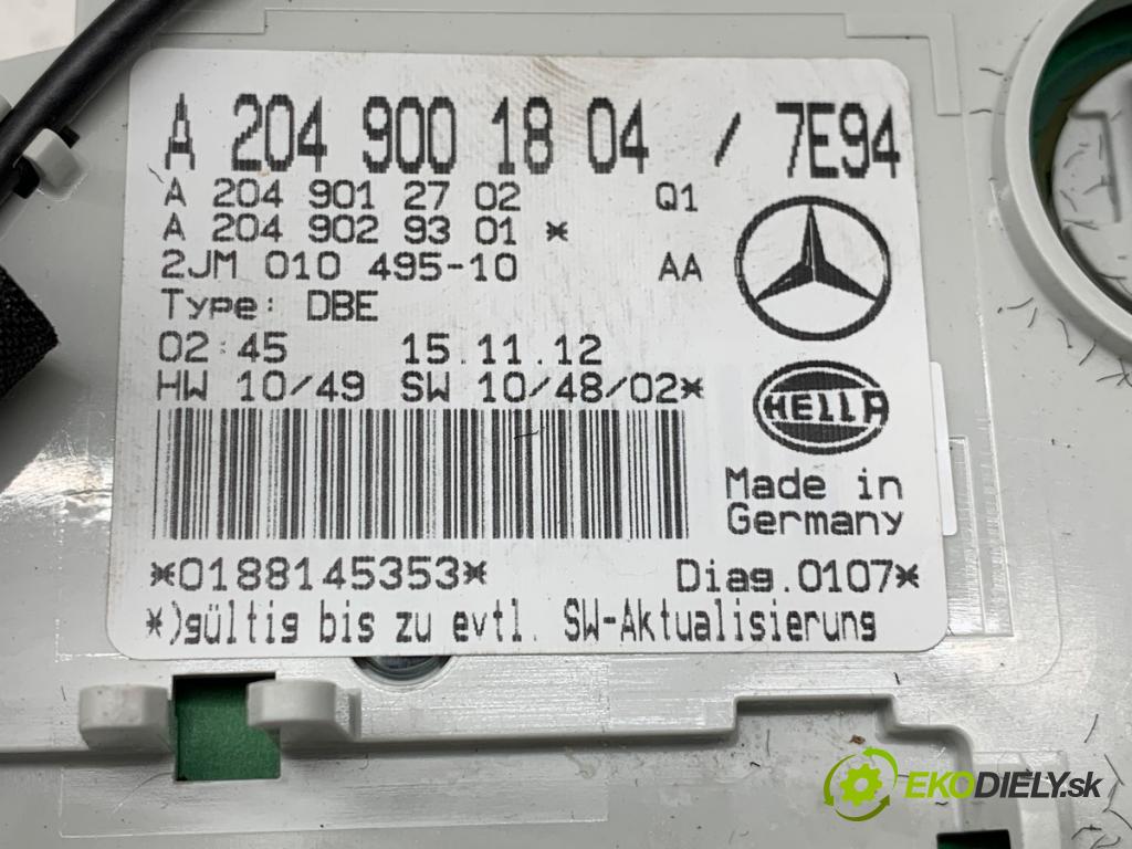 MERCEDES-BENZ W204 sedan 2013 150 kW C 250 CGI (204.047) 1796 světlo stropní A2049001804