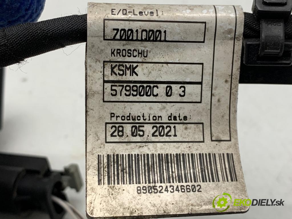 MERCEDES-BENZ eSPRINTER Skrzynia Skrzynia 2021 85 kW Electric (910.633)  káblovačka KABELY: ventilátoru chadicího A9105406455