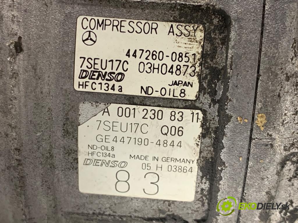 MERCEDES-BENZ X164 SUV 2006 165 kW GL 320 CDI 4-matic (164.822) 2987 Kompresor klimatizácie A0012308311 (Kompresor klimatizácie)