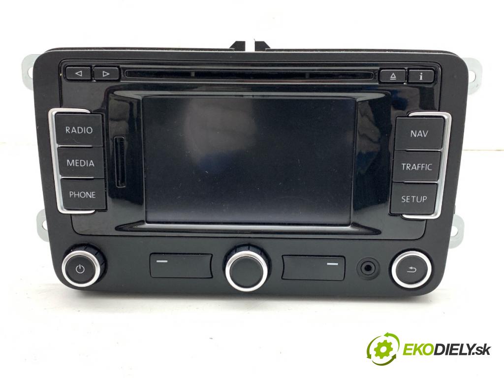 VW SCIROCCO III coupe 2014 118 kW 1.4 TSI 1390 RADIO 3C8035279E (Audio zariadenie)