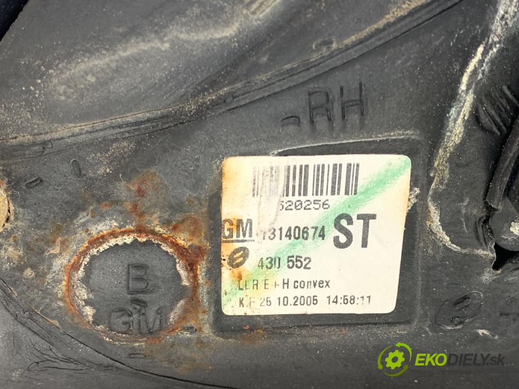 OPEL ASTRA H liftback 2005 85 kW 1.6 (L08) 1598 zpětné zrcátko pravý 13140674
