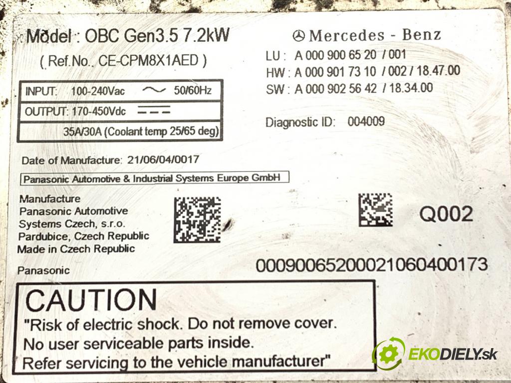 MERCEDES-BENZ eSPRINTER Skrzynia Skrzynia 2021 85 kW Electric (910.633) řídící jednotka akumulátora A0009006520