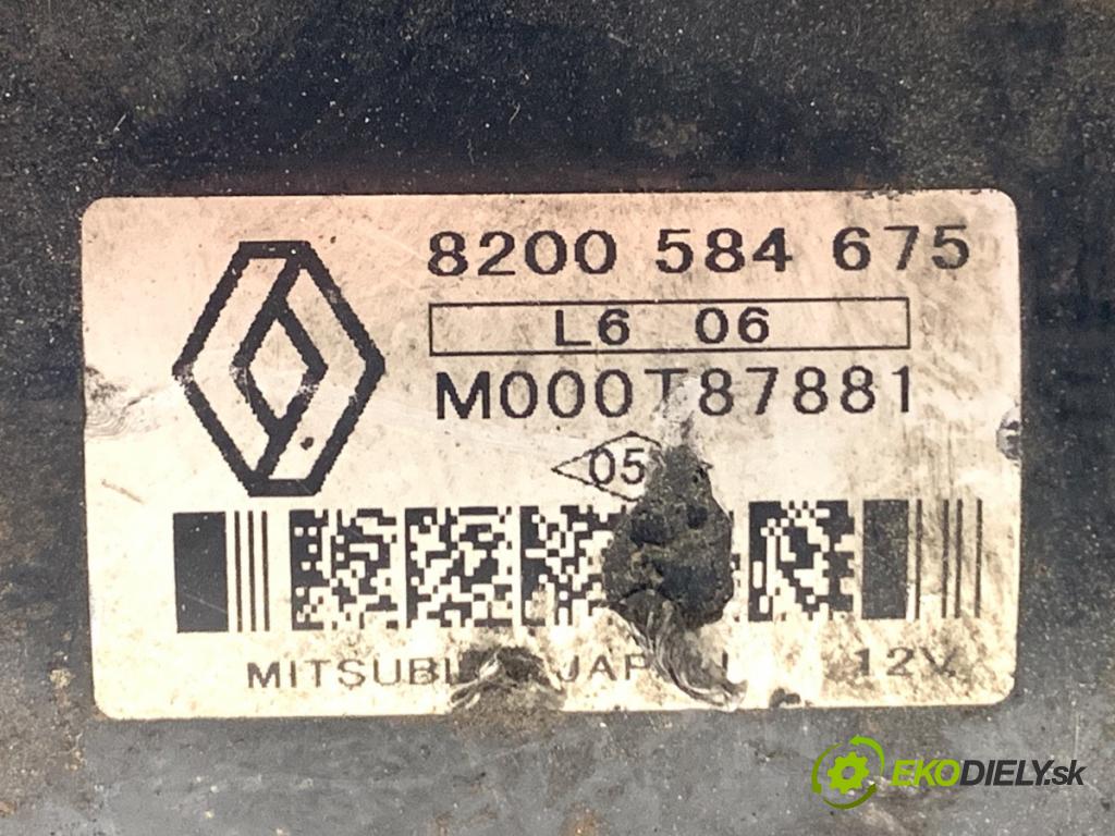RENAULT SCÉNIC II nadwozie wielkoprzestrzenne (MPV) 2007 63 kW 1.5 dCi (JM1F) 1461 startér 8200584675 (Startér)