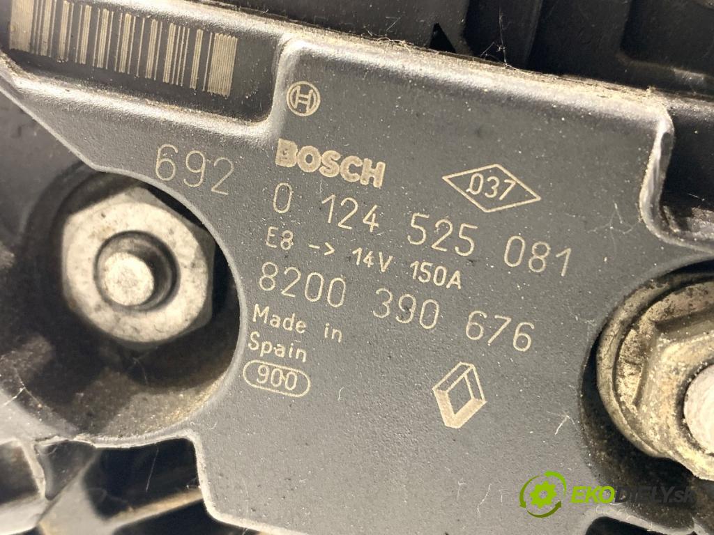 RENAULT SCÉNIC II nadwozie wielkoprzestrzenne (MPV) 2007 63 kW 1.5 dCi (JM1F) 1461 Alternátor 8200390676 (Alternátor)