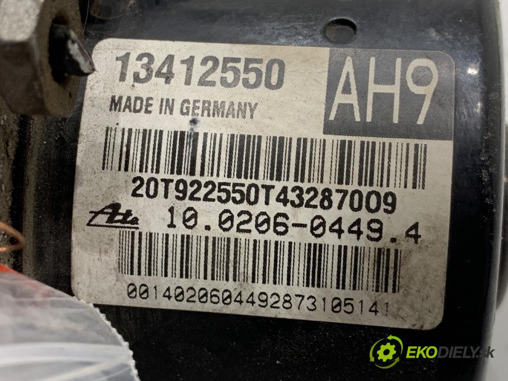OPEL ASTRA J liftback 2013 81 kW 1.7 CDTI (68) 1686 pumpa ABS 13412550 (Pumpa ABS)