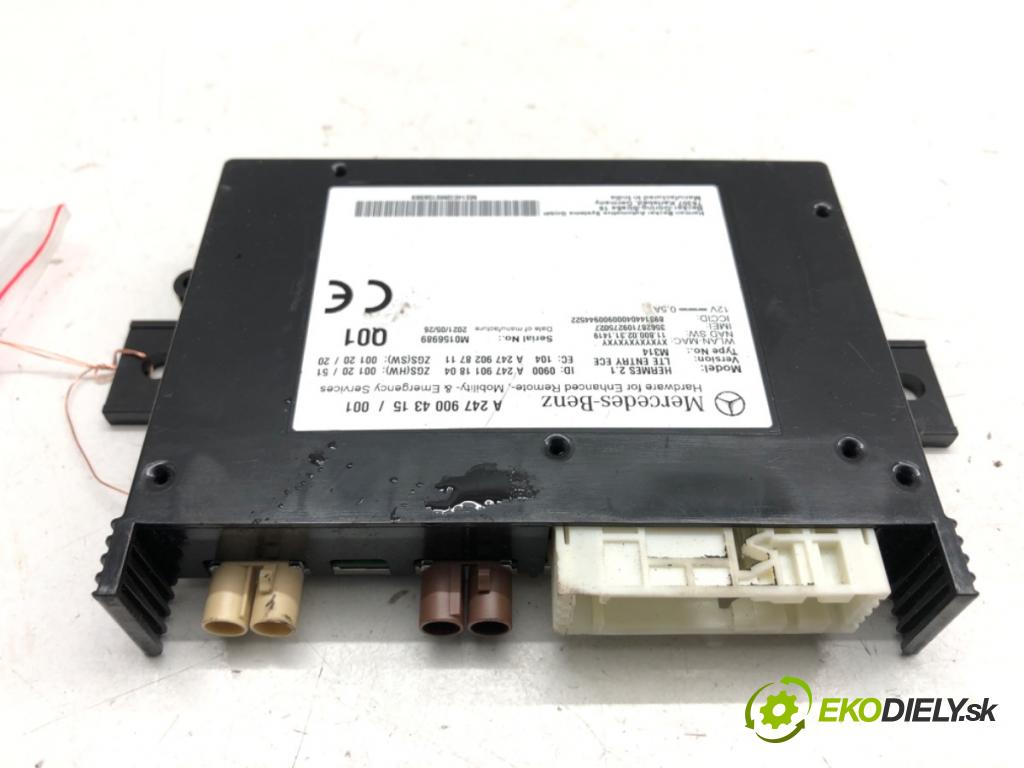 MERCEDES-BENZ eSPRINTER Skrzynia Skrzynia 2021 85 kW Electric (910.633)  Modul komunikacia A2479004315