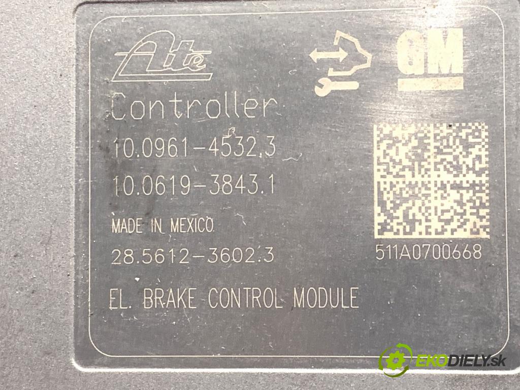 OPEL ASTRA J liftback 2012 132 kW 1.6 Turbo (68) 1598 Pumpa ABS 13379599 (Pumpa ABS)