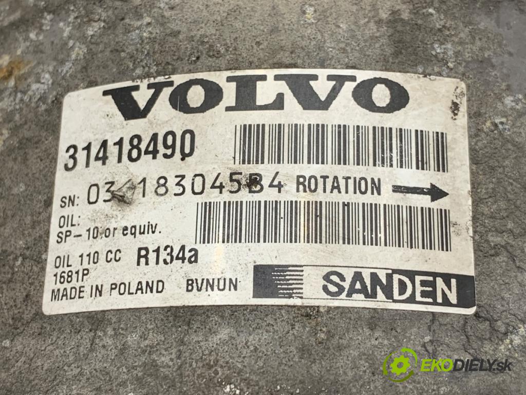 VOLVO XC60 I SUV 2015 140 kW D4 AWD 2400 kompresor klimatizace 31418490 (Kompresor klimatizace)