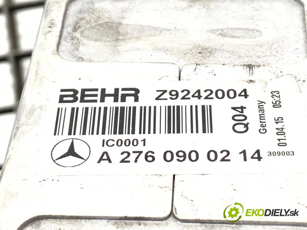 MERCEDES-BENZ W212 sedan 2016 245 kW E 400 4-matic (212.067) 2996 intercooler A2760900214 (Intercooler (chladič stlačeného vzduchu))
