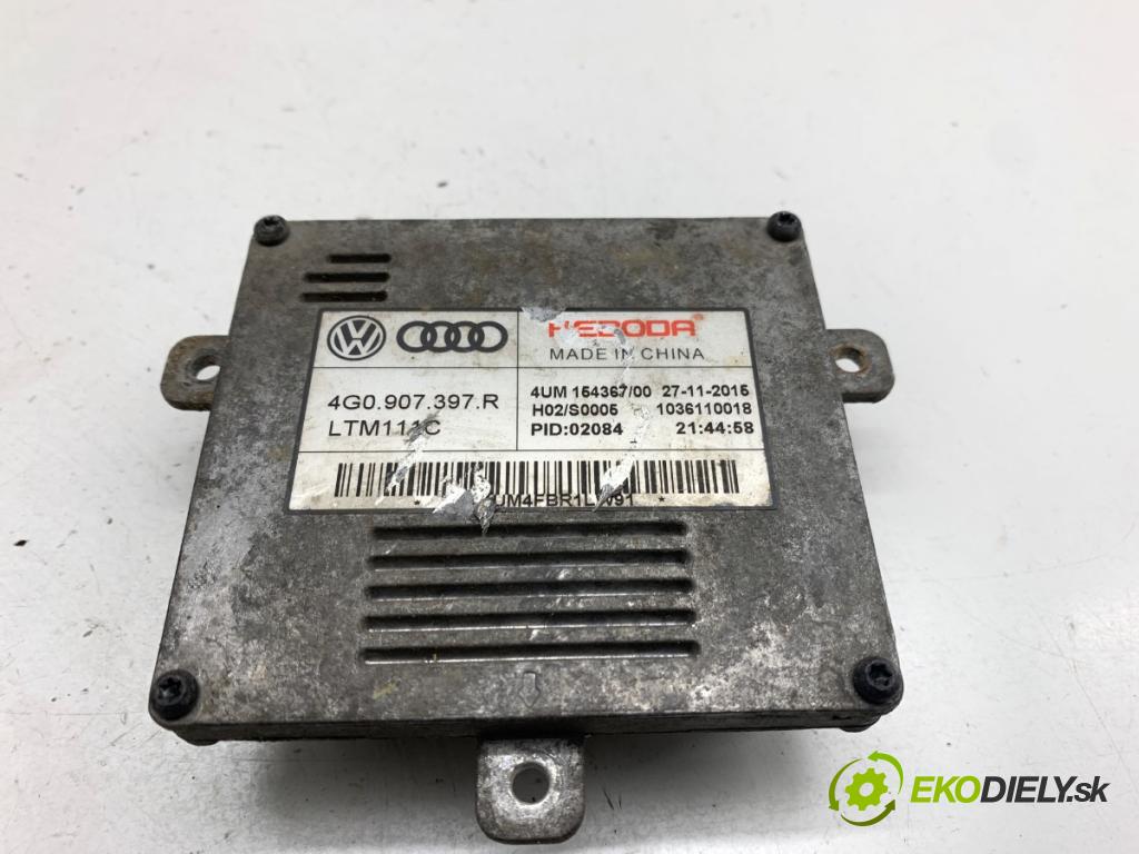 AUDI A6 C7 Kombi 2016 160 kW 3.0 TDI quattro 2967 měnič XENON 4G0907397R (Řídící jednotka xenonu)