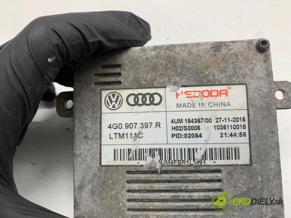 AUDI A6 C7 Kombi 2016 160 kW 3.0 TDI quattro 2967 měnič XENON 4G0907397R (Řídící jednotka xenonu)