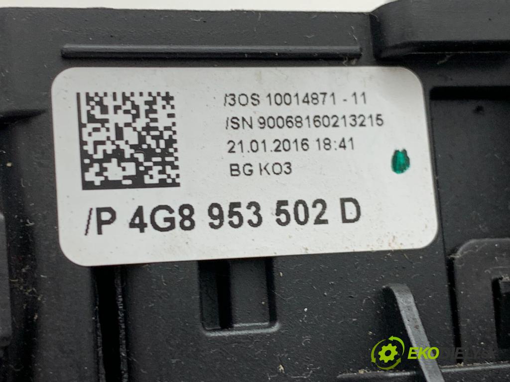 AUDI A6 C7 Kombi 2016 160 kW 3.0 TDI quattro 2967 přepínač kombinovaný 4G8953502D (Páčky pod volantem)