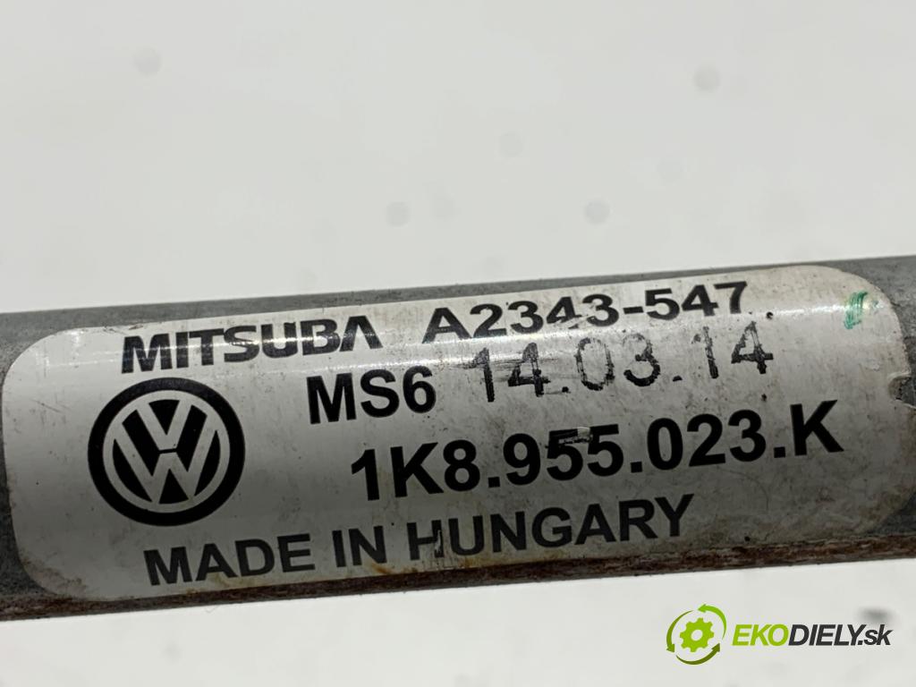 VW SCIROCCO III coupe 2014 118 kW 1.4 TSI 1390 Mechanizmus stieračov predný 1K8955023K (Motorček stieračov predný)