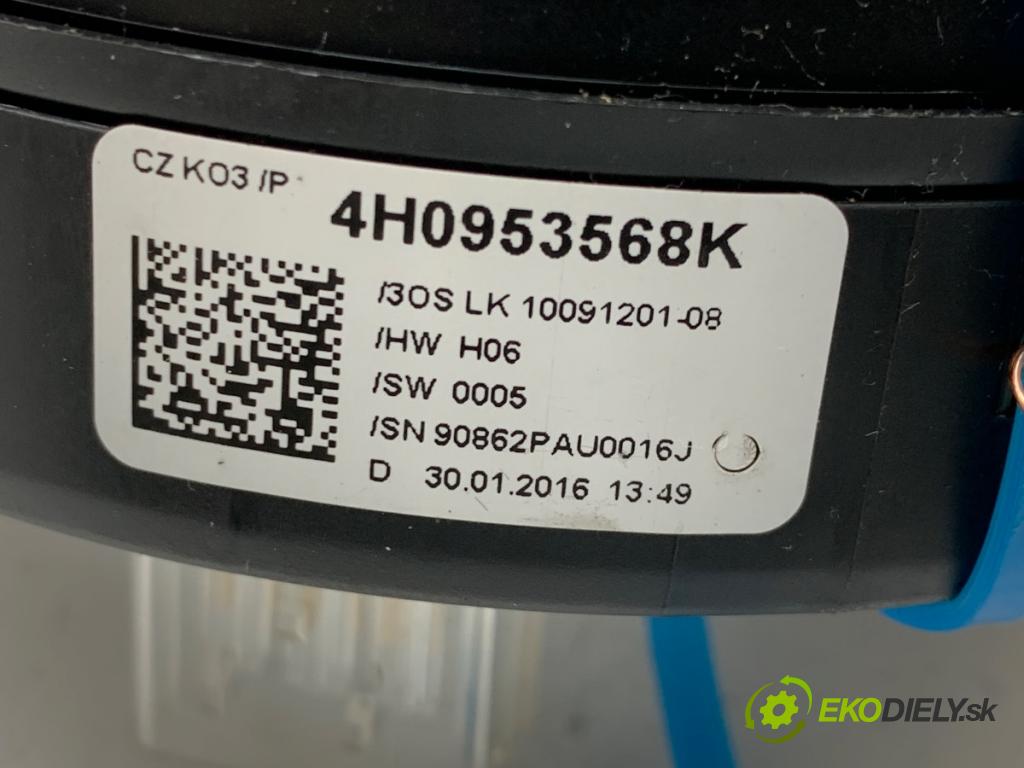 AUDI A6 C7 Kombi 2016 160 kW 3.0 TDI quattro 2967 kroužek slimák airbag 4H0953568K (Airbag)