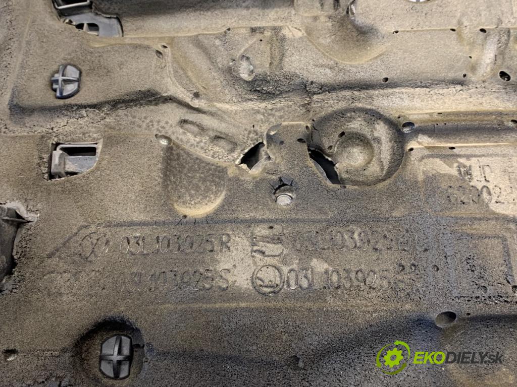 VW SHARAN nadwozie wielkoprzestrzenne (MPV) 2015 103 kW 2.0 TDI 1968 Kryt Motor 03L103925R (Kryt motora)