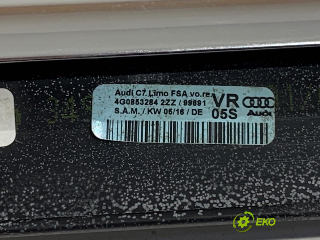 AUDI A6 C7 Kombi 2016 160 kW 3.0 TDI quattro 2967 lišta Sbírání: přední část pravý 4G0863284