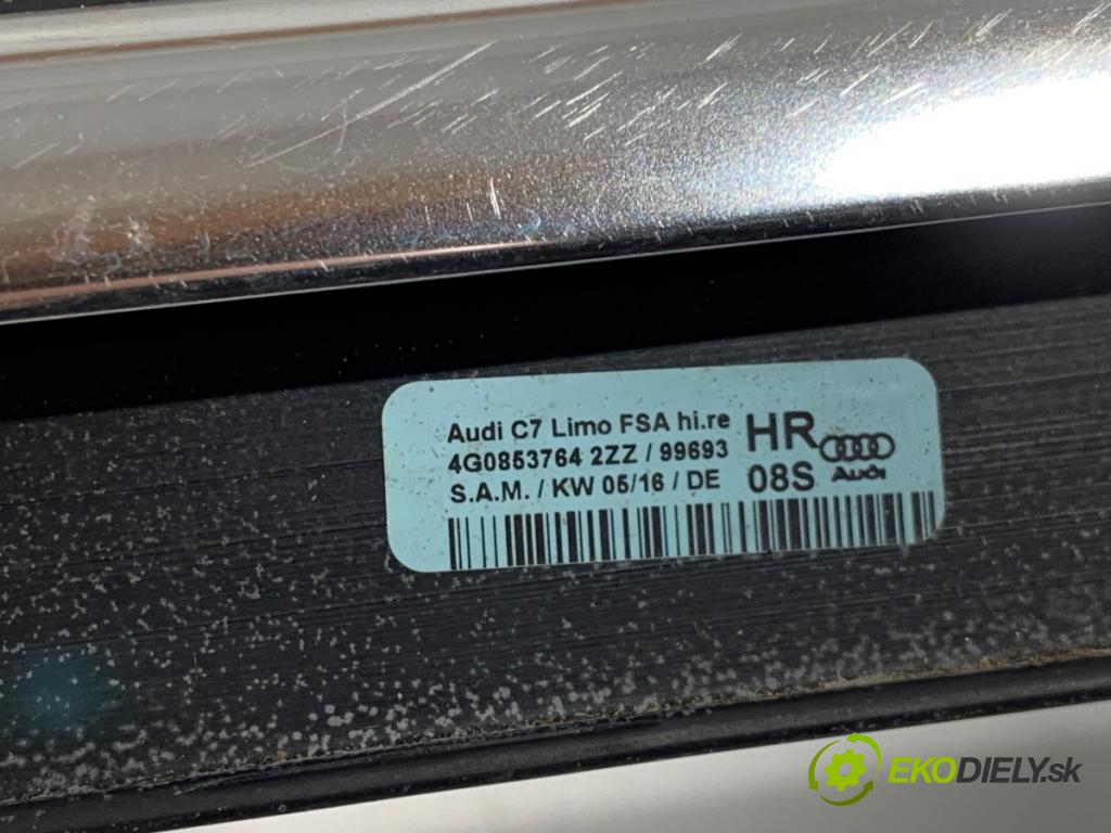 AUDI A6 C7 Kombi 2016 160 kW 3.0 TDI quattro 2967 lišta Sbírání: zadní část pravý 4G0853764