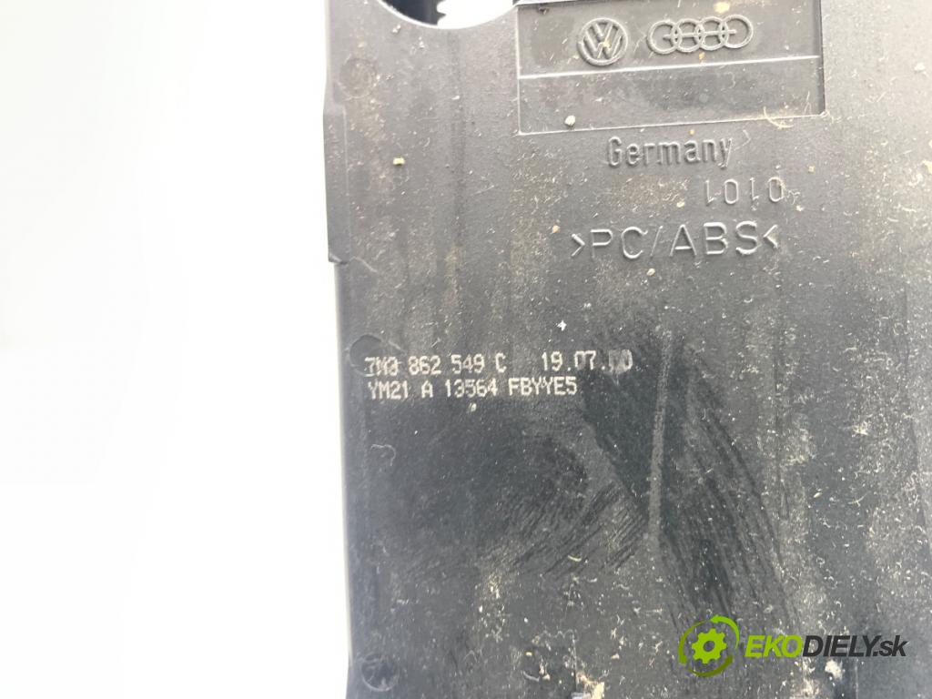 SEAT ALHAMBRA II nadwozie wielkoprzestrzenne (MPV) 2001 66 kW 1.9 TDI 1896 Držiak na nápoje 7M3862549C (Držiak (úchyt) na nápoje)