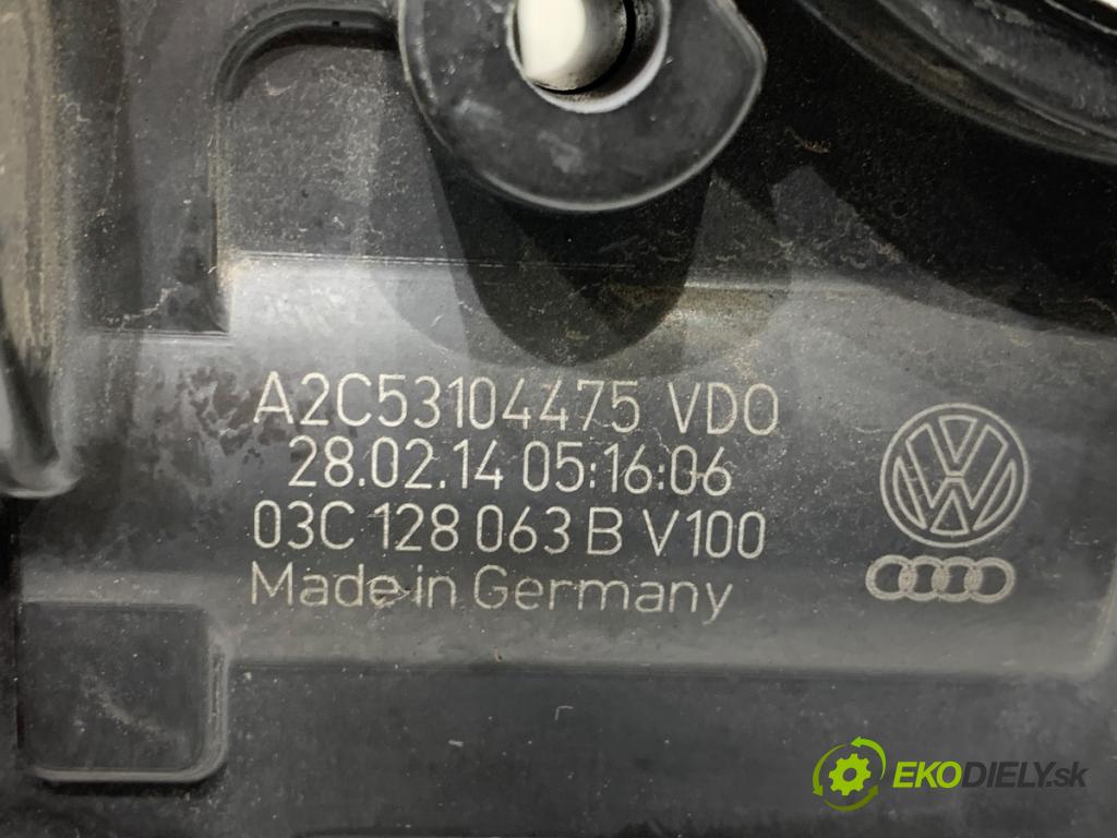 VW SCIROCCO III coupe 2014 118 kW 1.4 TSI 1390 škrtíci klapka 03C128063B (Škrticí klapka)