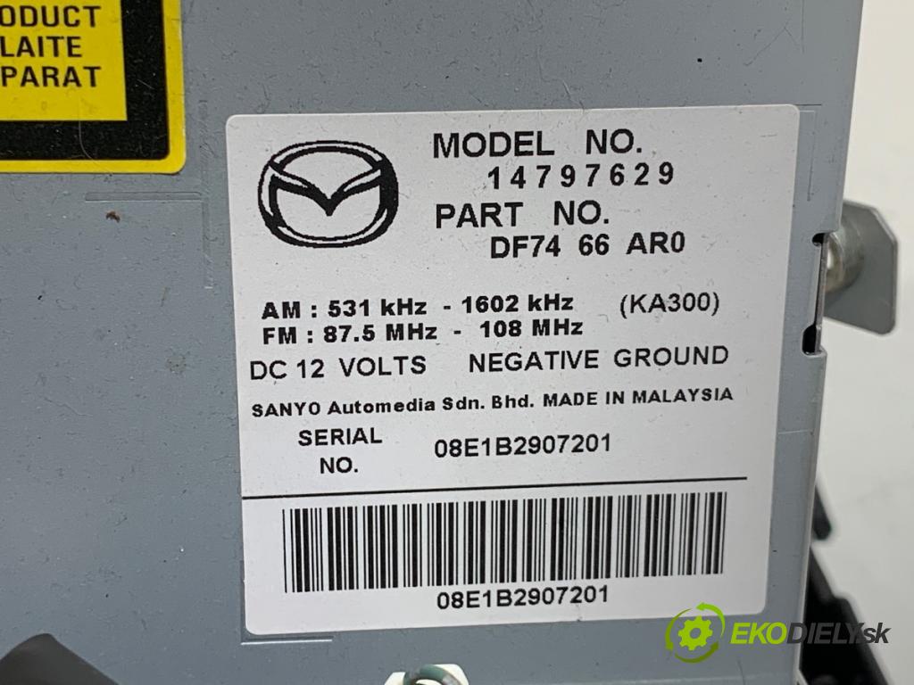 MAZDA 2 DE liftback 2008 63 kW 1.3 (DE3FS) 1349 RADIO DF7466AR0 (Audio zariadenie)