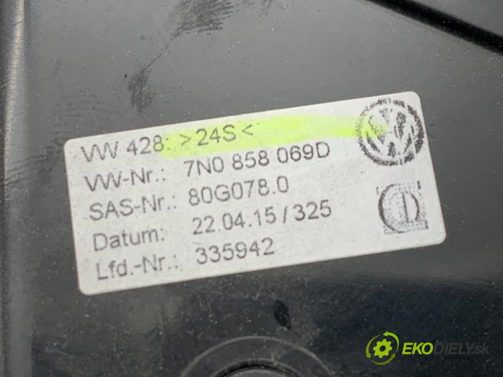 VW SHARAN nadwozie wielkoprzestrzenne (MPV) 2015 103 kW 2.0 TDI 1968 mří topení přední část střední 7N0858069D