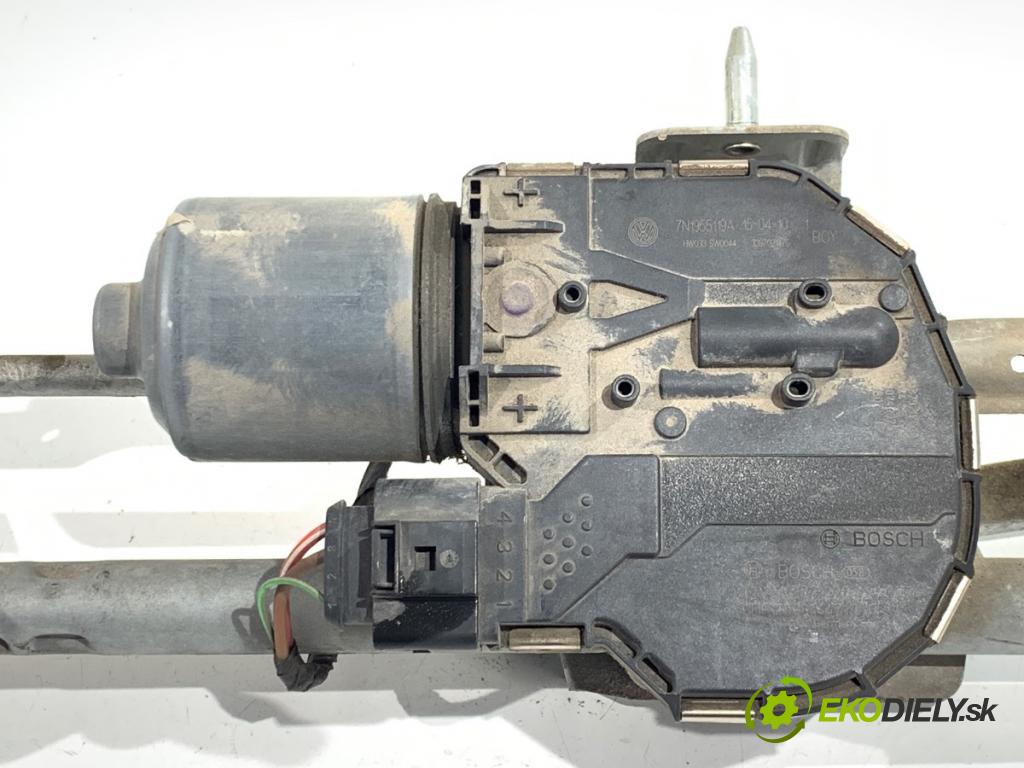 VW SHARAN nadwozie wielkoprzestrzenne (MPV) 2015 103 kW 2.0 TDI 1968 mechanismus stěračů přední část 7N1955023A (Motorek stěračů přední)