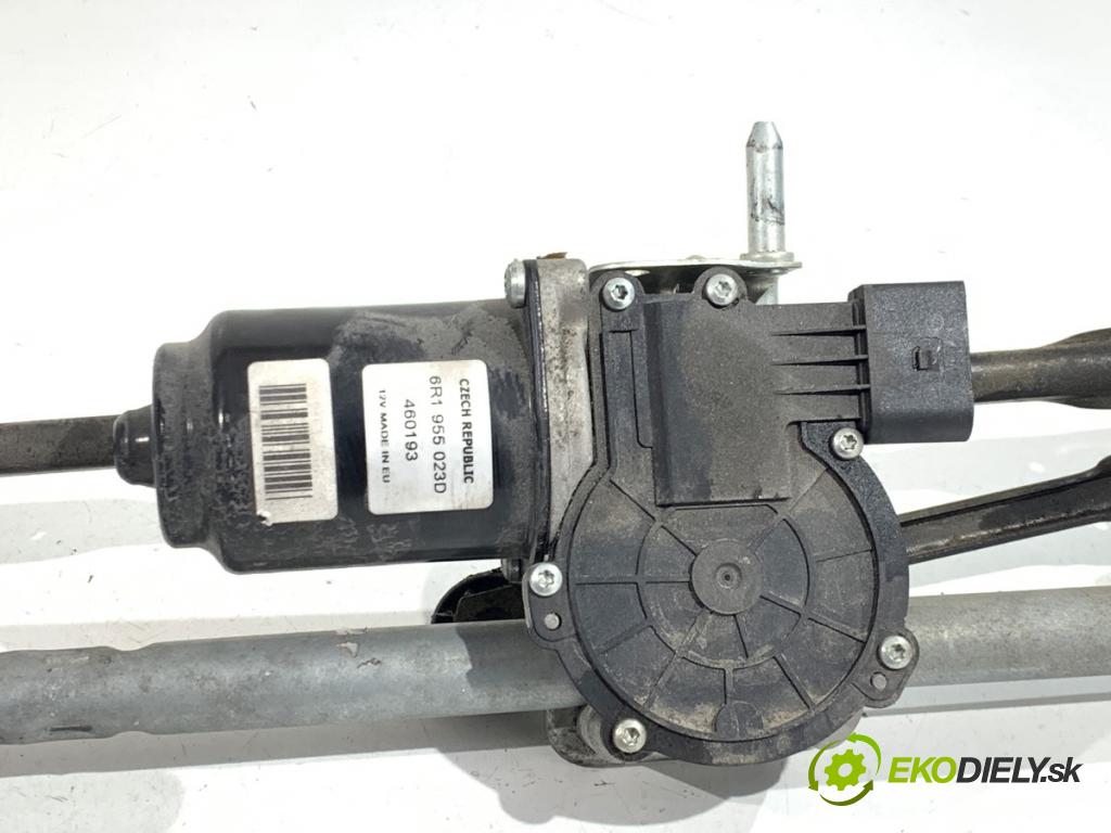 SEAT IBIZA IV liftback 2008 63 kW 1.4 1390 Mechanizmus stieračov predný 6R1955023D (Motorček stieračov predný)