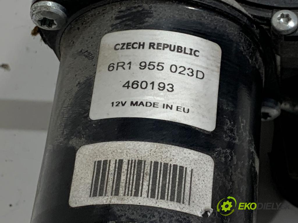 SEAT IBIZA IV liftback 2008 63 kW 1.4 1390 Mechanizmus stieračov predný 6R1955023D (Motorček stieračov predný)
