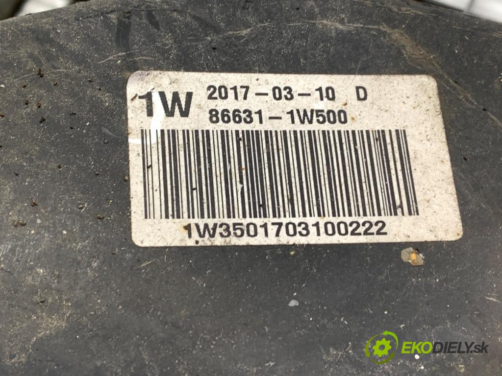 KIA RIO III sedan 2016 63 kW 1.25 CVVT 1248 výztuha nárazníka zadní část 86631-1W500 (Zadní výztuha)