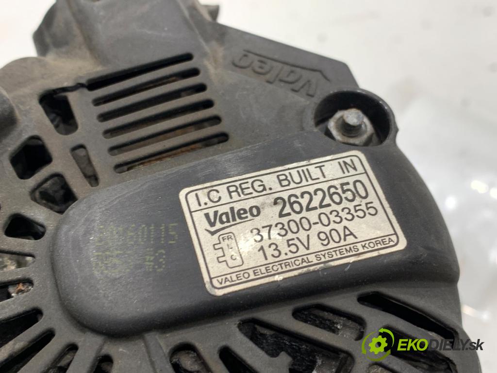 KIA RIO III sedan 2016 63 kW 1.25 CVVT 1248 Alternátor 37300-03355 (Alternátor)