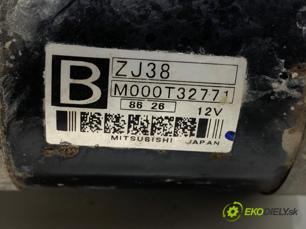 MAZDA 2 DE liftback 2008 63 kW 1.3 (DE3FS) 1349 startér M000T32771 (Startér)