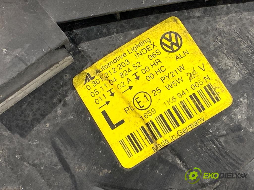 VW GOLF V liftback 2004 77 kW 1.9 TDI 1896 světlomet levý přední část 1K6941005N