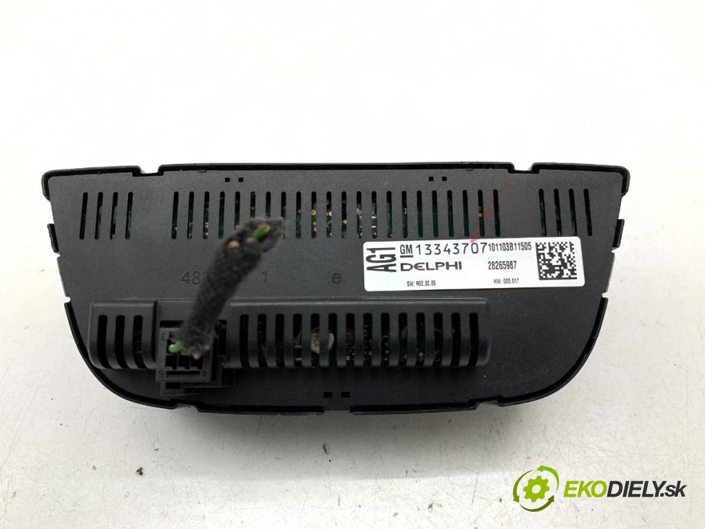 OPEL MERIVA B nadwozie wielkoprzestrzenne (MPV) 2010 88 kW 1.4 (75) 1364 Panel ovládania kúrenia 13343707 (Prepínacie páčky pod volantom)