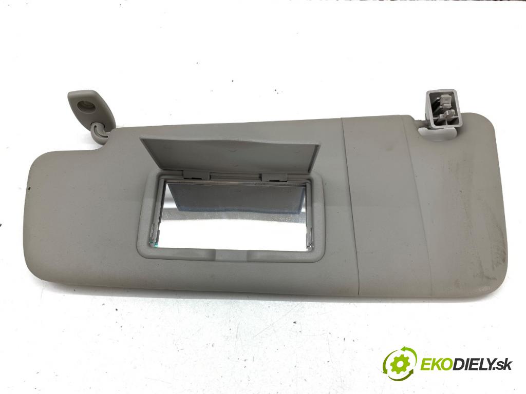 OPEL MERIVA B nadwozie wielkoprzestrzenne (MPV) 2010 88 kW 1.4 (75) 1364 Clona slnečná ľavy 