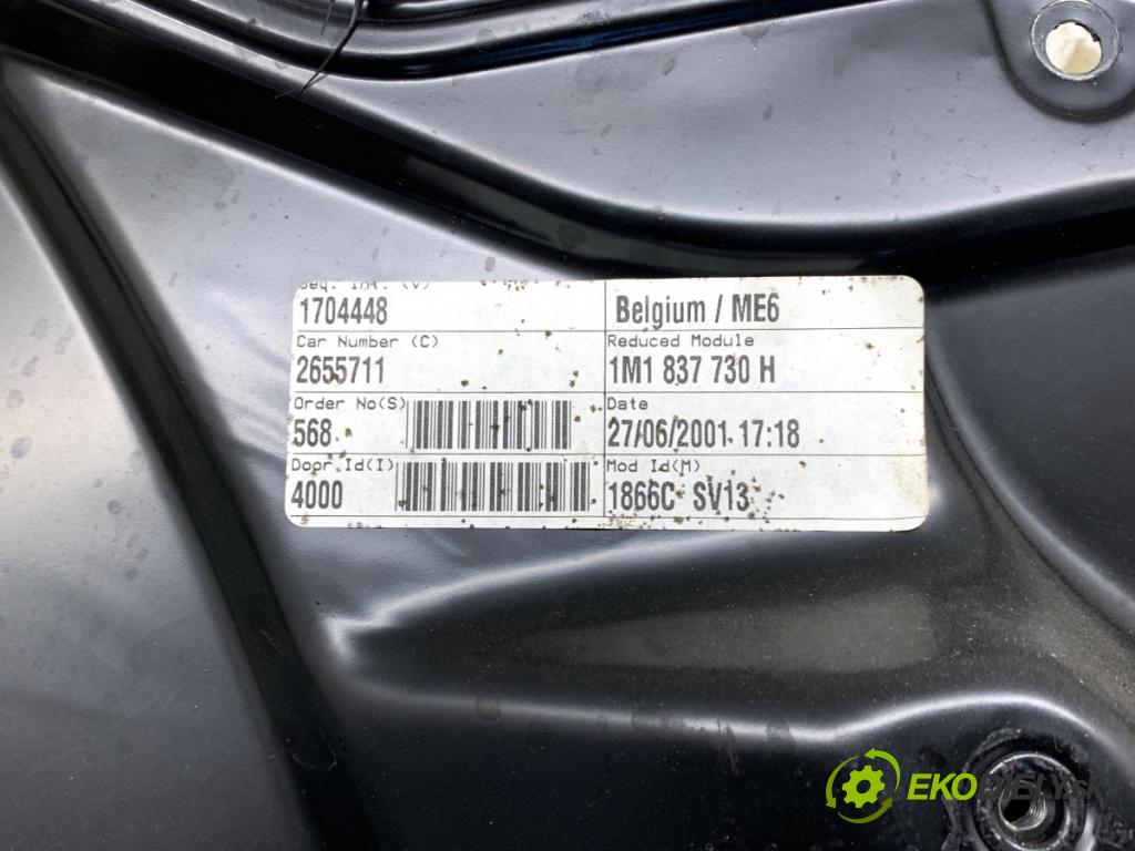 SEAT TOLEDO II sedan 2002 81 kW 1.9 TDI 1896 mechanismus okna pravý přední část
