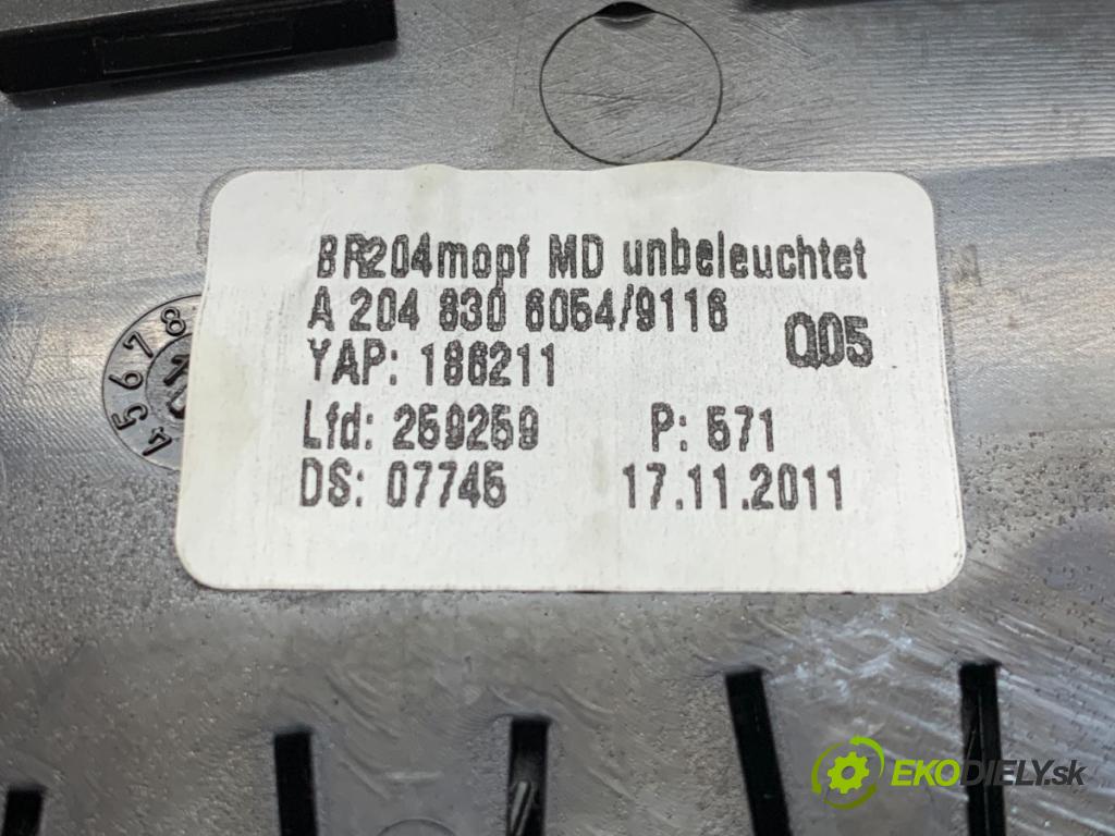 MERCEDES-BENZ S204 Kombi 2011 115 kW C 180 CGI (204.249) 1796 mří topení přední část střední A2048306054
