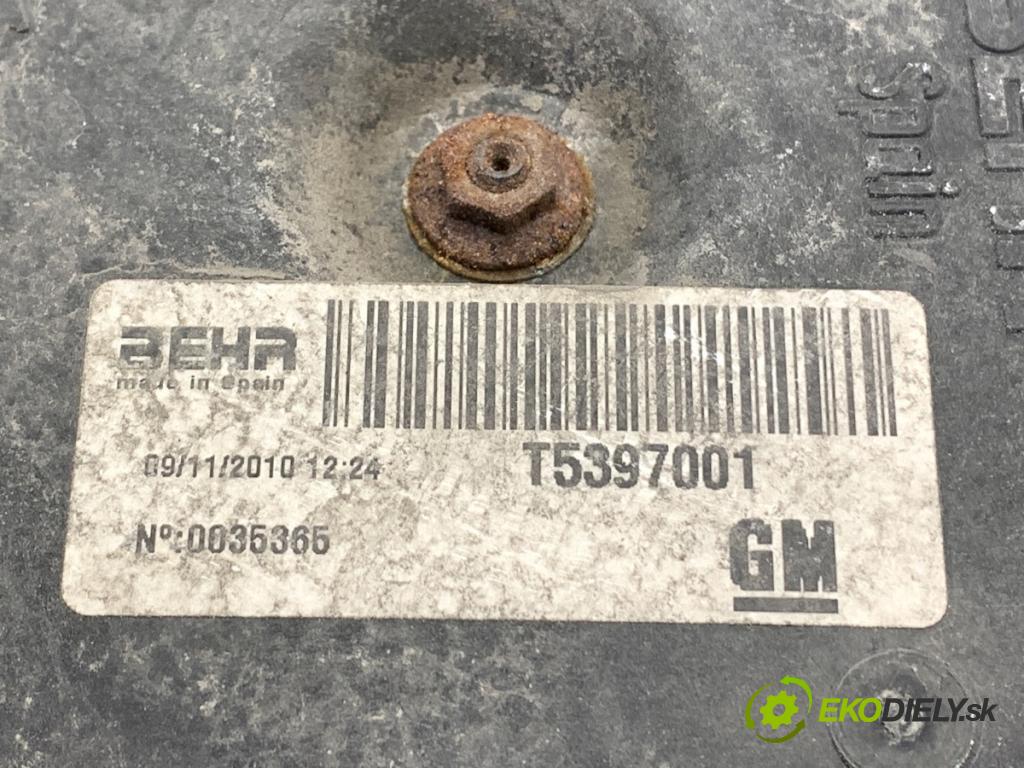 OPEL MERIVA B nadwozie wielkoprzestrzenne (MPV) 2010 88 kW 1.4 (75) 1364 Ventilátor chladiča 13330996 (Ventilátor)
