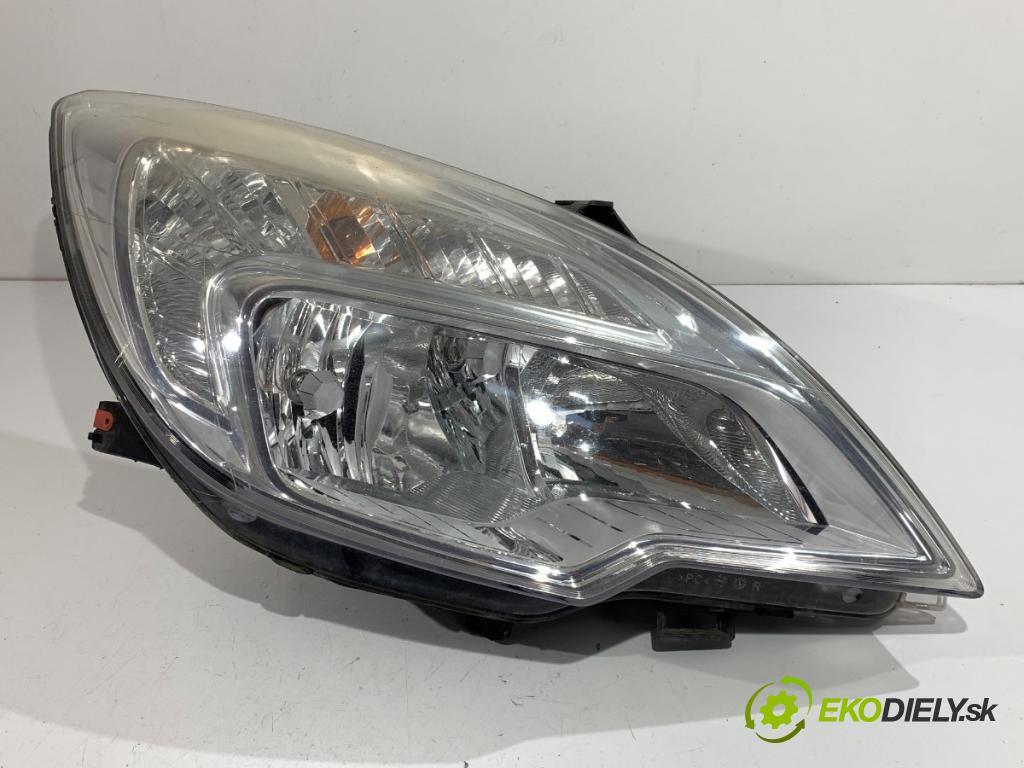 OPEL MERIVA B nadwozie wielkoprzestrzenne (MPV) 2010 88 kW 1.4 (75) 1364 Svetlomet pravy predný 13253630