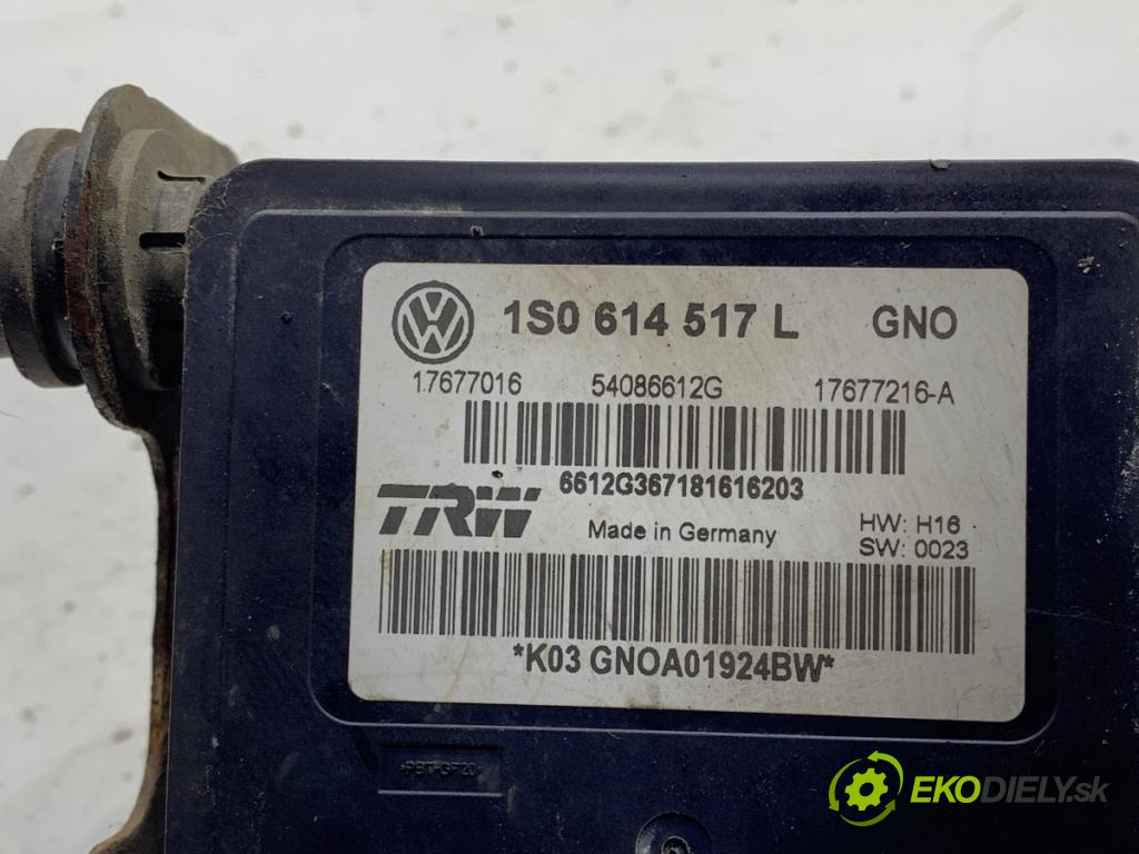 SKODA CITIGO liftback 2016 44 kW 1.0 999 Pumpa ABS 1S0614517L (Pumpa ABS)