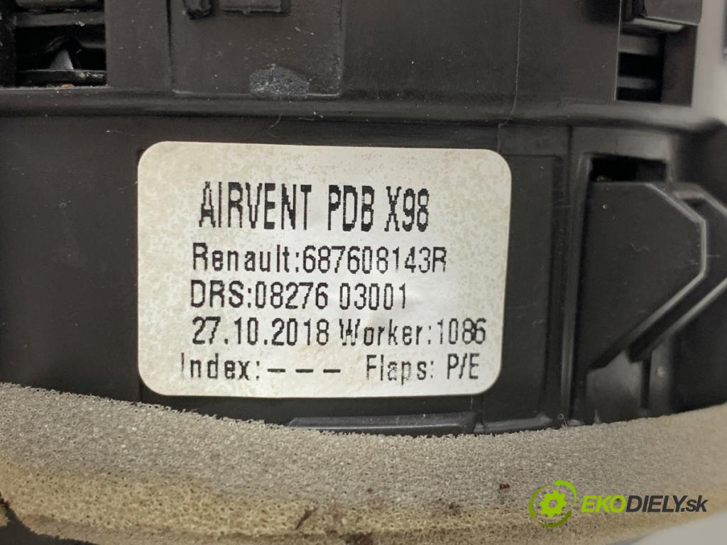 RENAULT CAPTUR I liftback 2018 66 kW 1.5 dCi 90 1461 mří topení levý přední část 687608143R