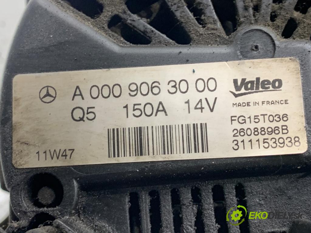 MERCEDES-BENZ S204 Kombi 2011 115 kW C 180 CGI (204.249) 1796 Alternátor A0009063000 (Alternátor)