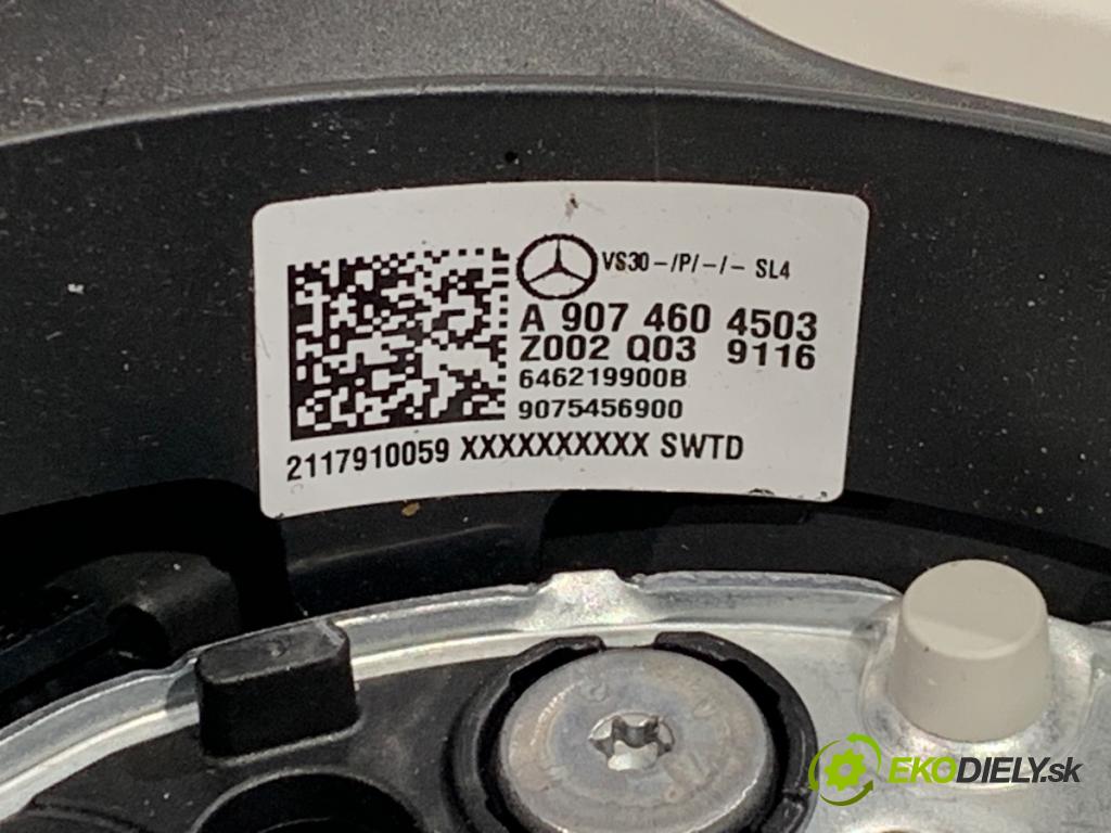 MERCEDES-BENZ eSPRINTER Skrzynia Skrzynia 2021 85 kW Electric (910.633) Volant (Volant)